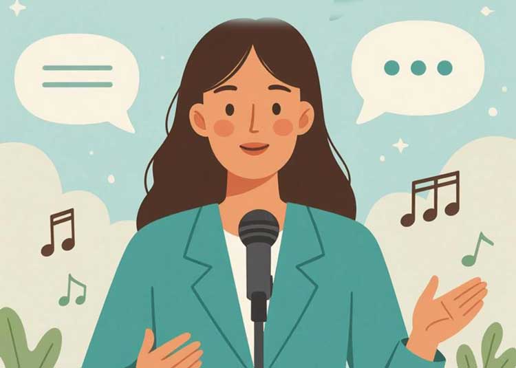 آرام صحبت کردن