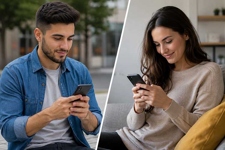 فرستادن پیام‌های پشت سر هم
