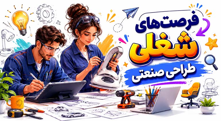 فرصت های شغلی طراحی صنعتی در ایران و خارج از کشور