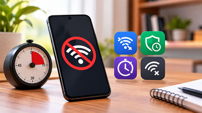 اپلیکیشن نکات امنیتی مهم برای قطع اینترنت